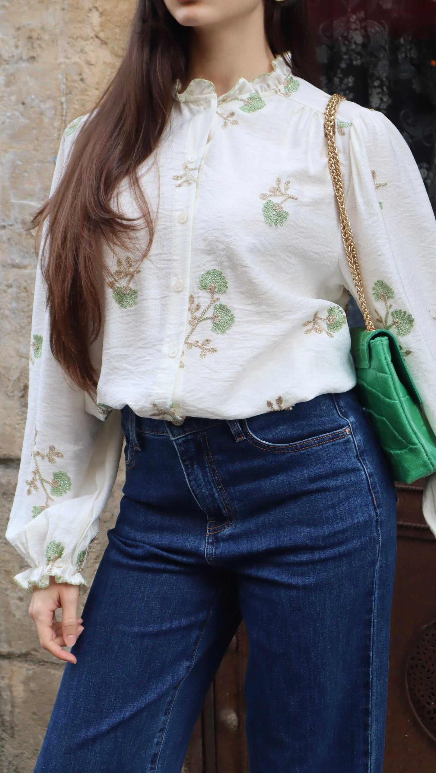 Chemisier branches Ophélia