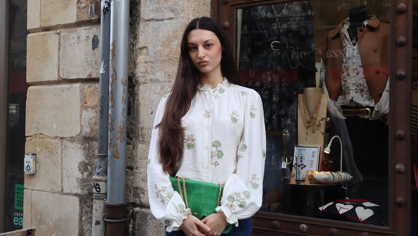 Chemisier branches Ophélia