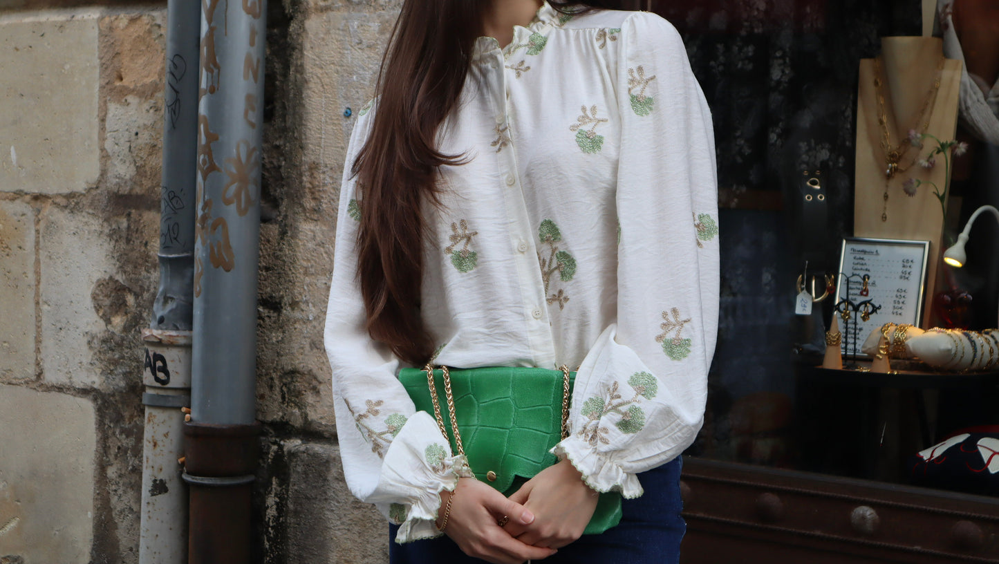 Chemisier branches Ophélia