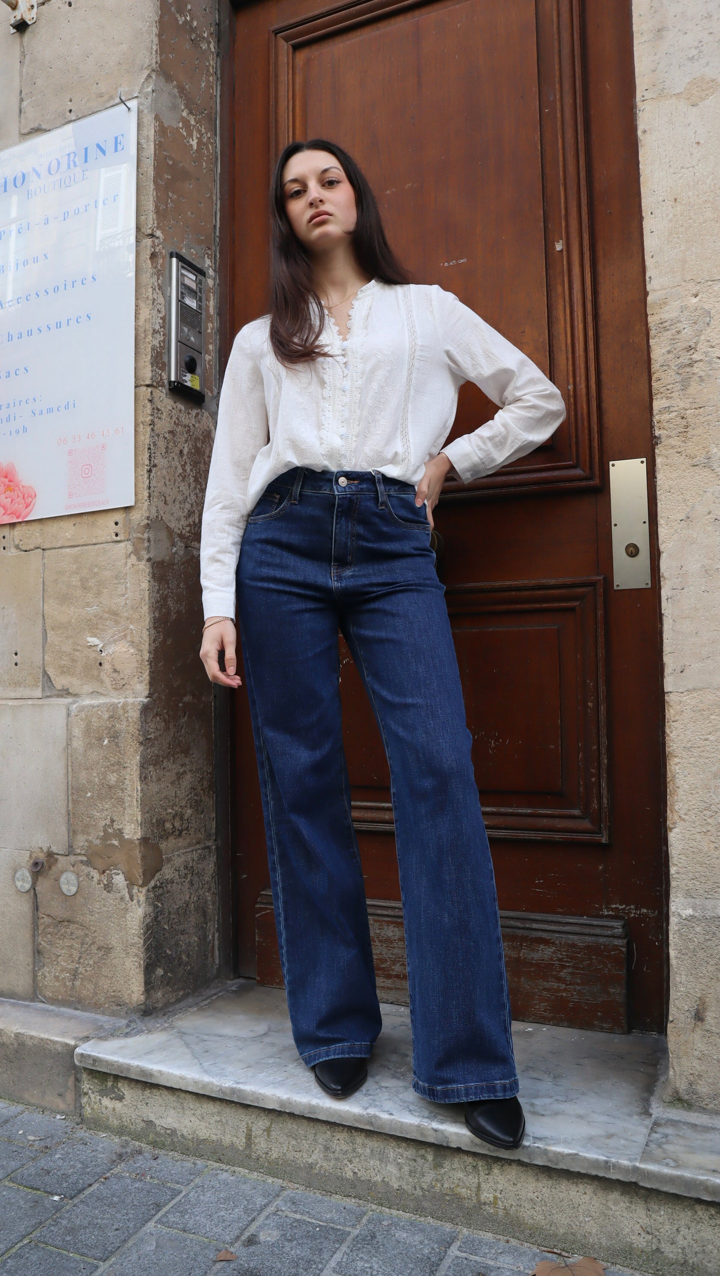 Chemisier brodé Neva