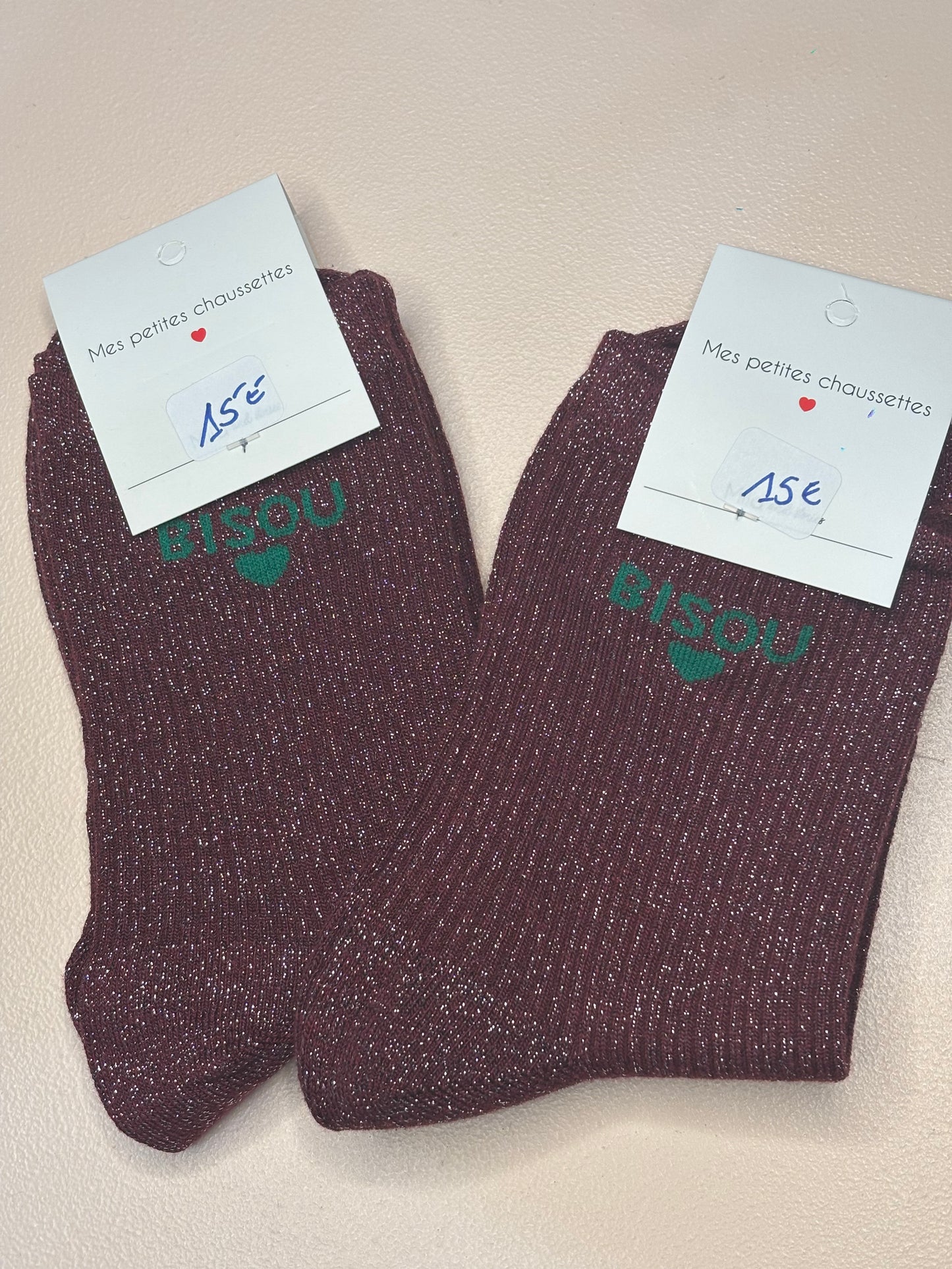 Chaussettes pailletées Douceur de Lune